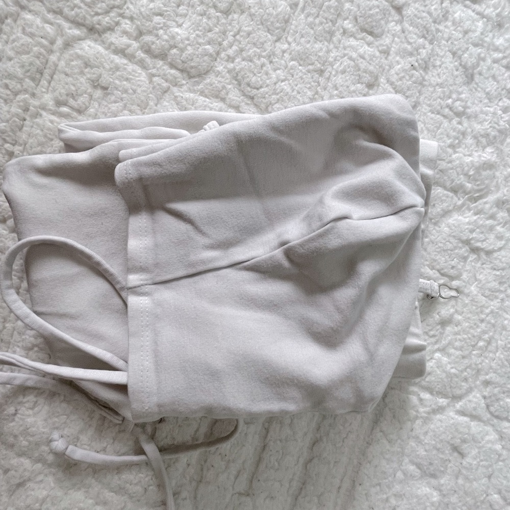Fashion, nova cropped white set